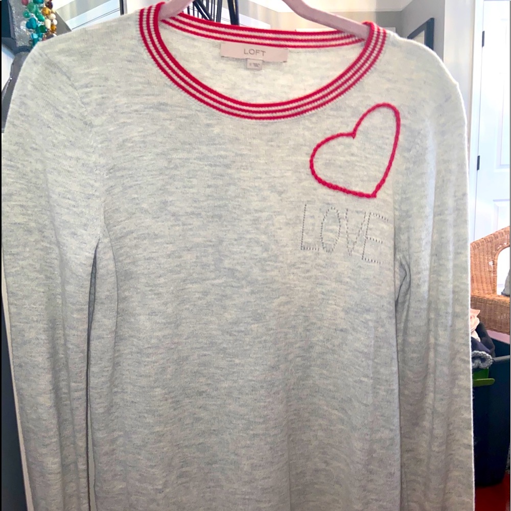 loft love sweater - never worn before